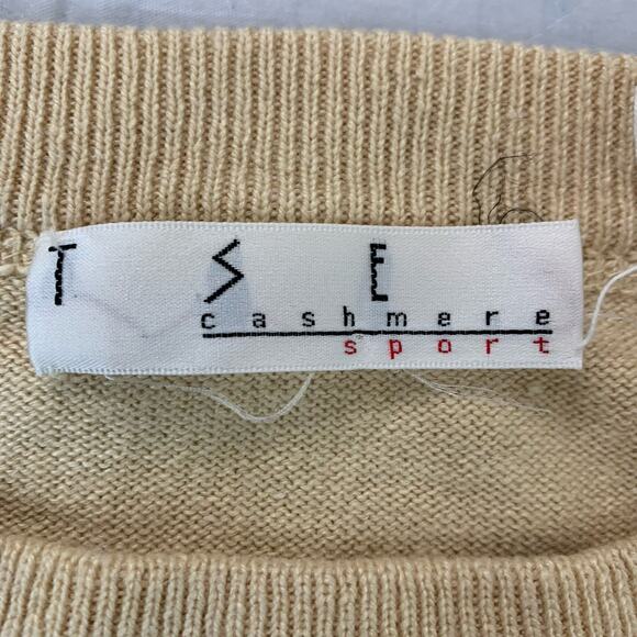 TSE 100% Pure Cashmere Light Beige Size Large - Picture 2 of 6